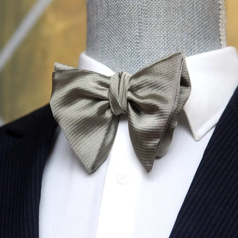 NWT Men's Self-tied Bow Tie Silk big Butterfly Bowtie S673‎